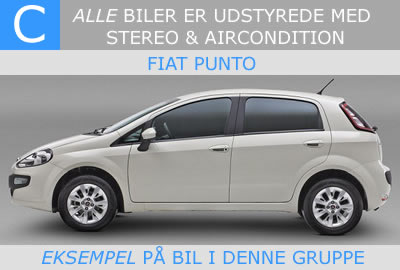 gruppe d - fiat punto malaga - mellemklasse bil malaga